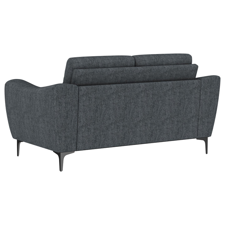 Coaster Furniture 509281-S2 Nolan 2-piece Upholstered Sofa Set Charcoal