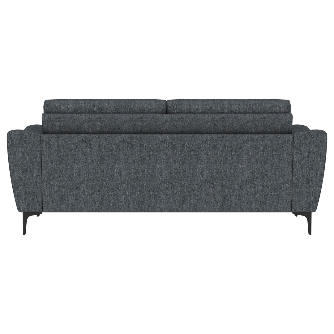 Coaster Furniture 509281 Nolan Upholstered Sloped Track Arm Sofa Charcoal