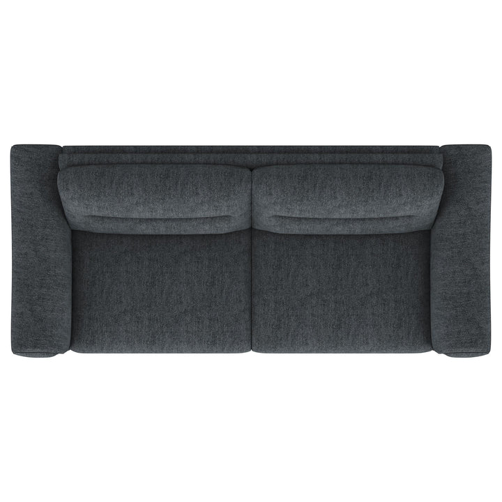 Coaster Furniture 509281 Nolan Upholstered Sloped Track Arm Sofa Charcoal