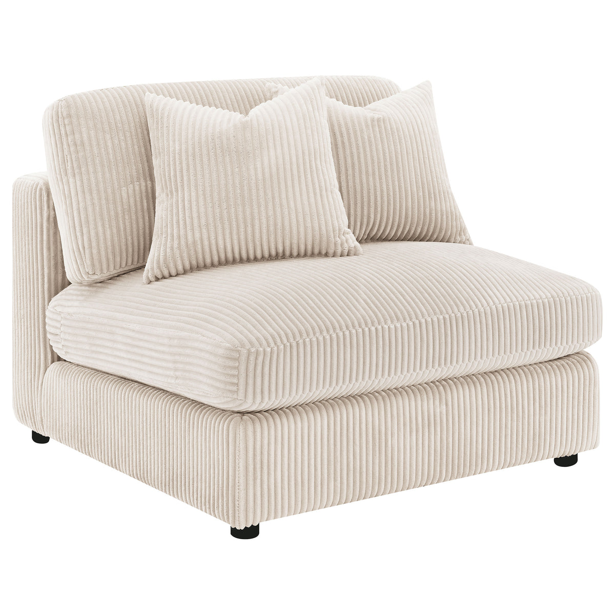 Blaine - Upholstered Armless Chair - Sand