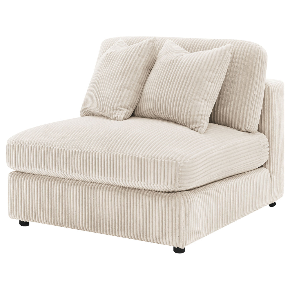 Blaine - Upholstered Armless Chair - Sand
