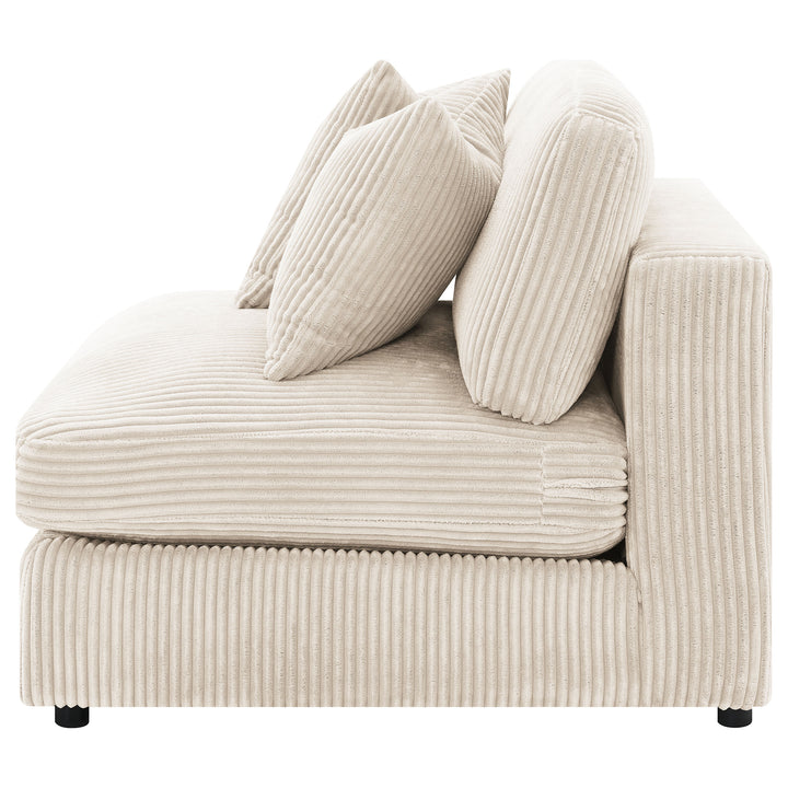 Blaine - Upholstered Armless Chair - Sand