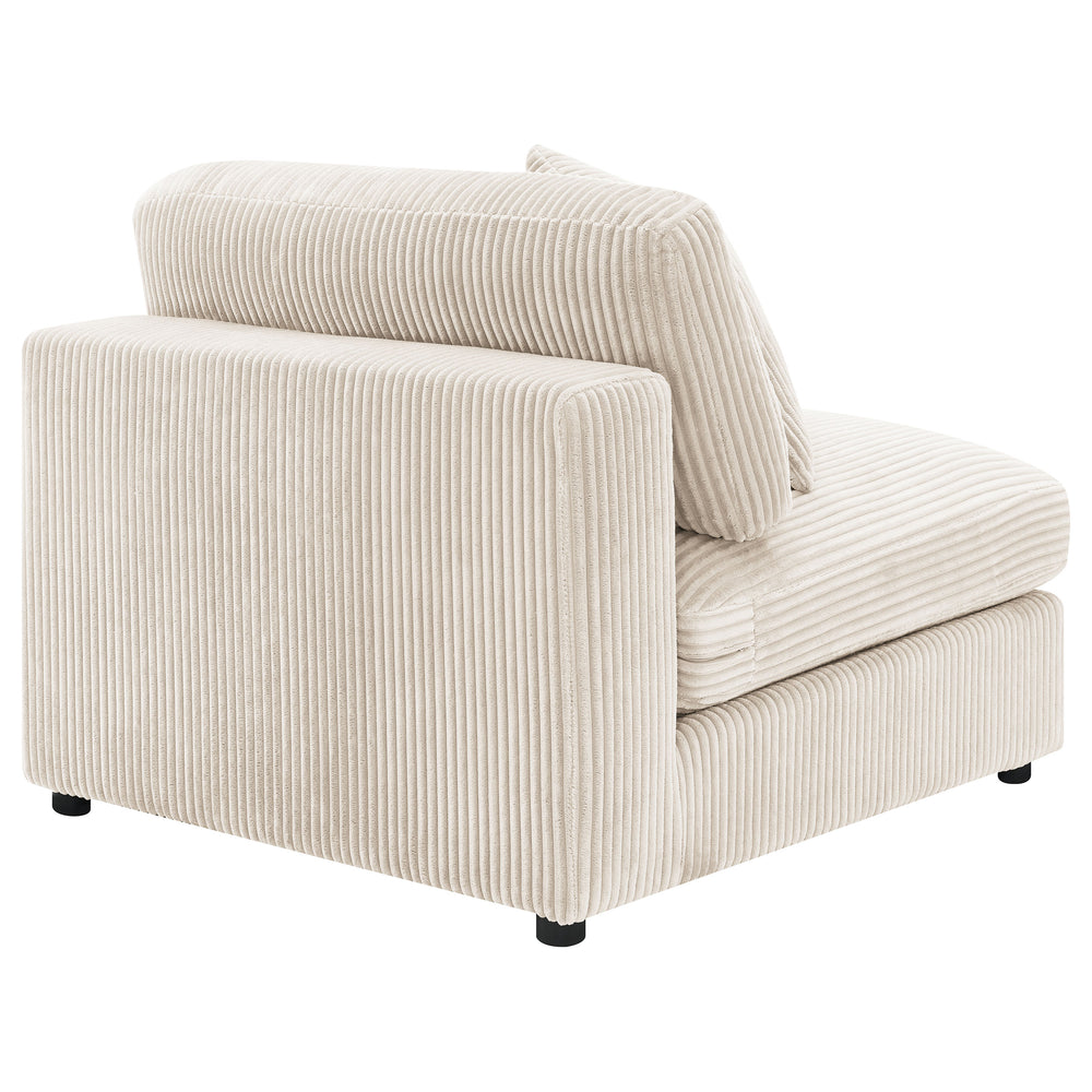 Blaine - Upholstered Armless Chair - Sand
