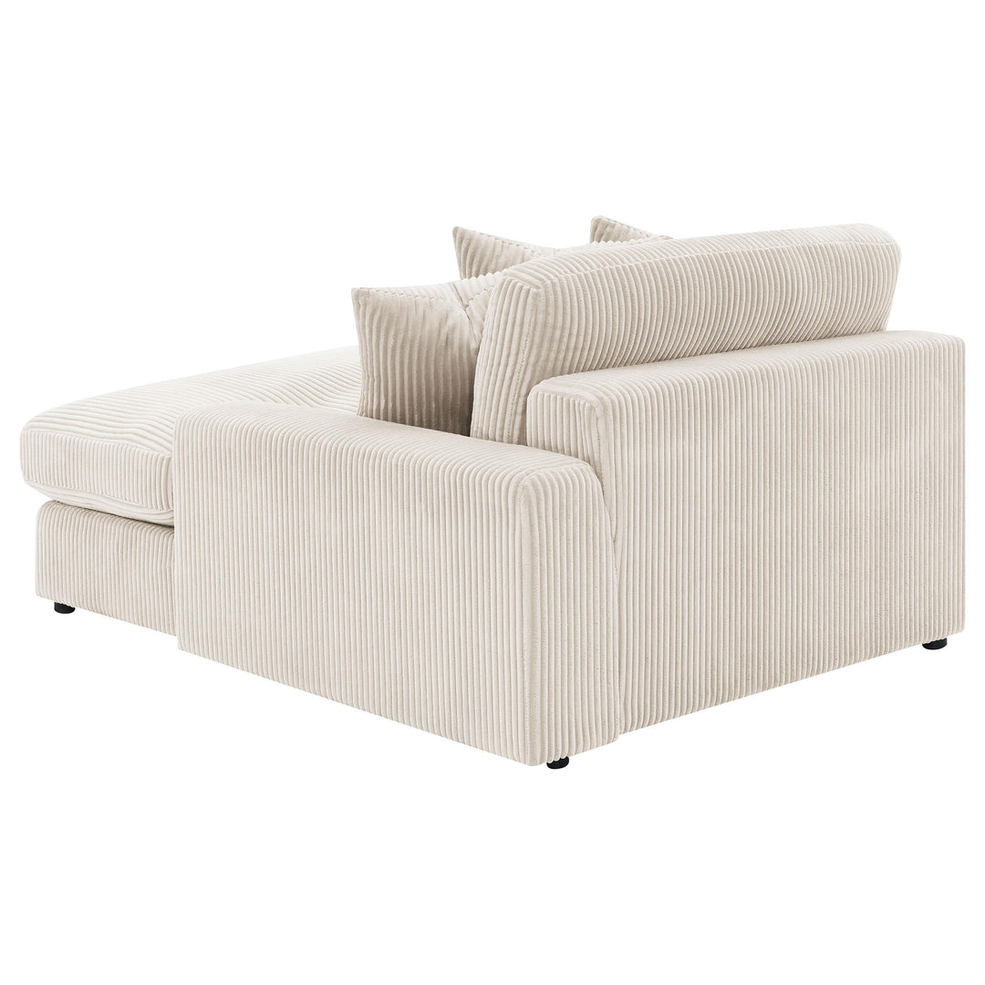 Coaster Furniture 509899 Blaine Upholstered Reversible Chaise Sectional Sofa Sand