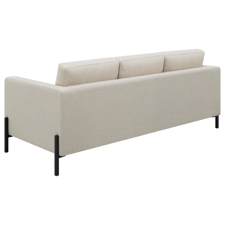 Coaster Furniture 509901 Tilly Upholstered Track Arm Sofa Oatmeal