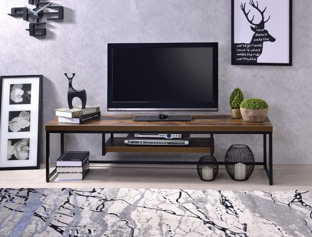 Bob - TV Stand - Weathered Oak