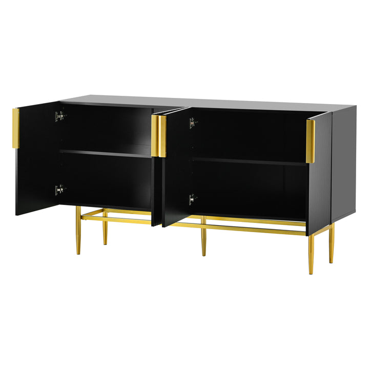 modern-elegant-4-door-sideboard-with-gold-metal-handle