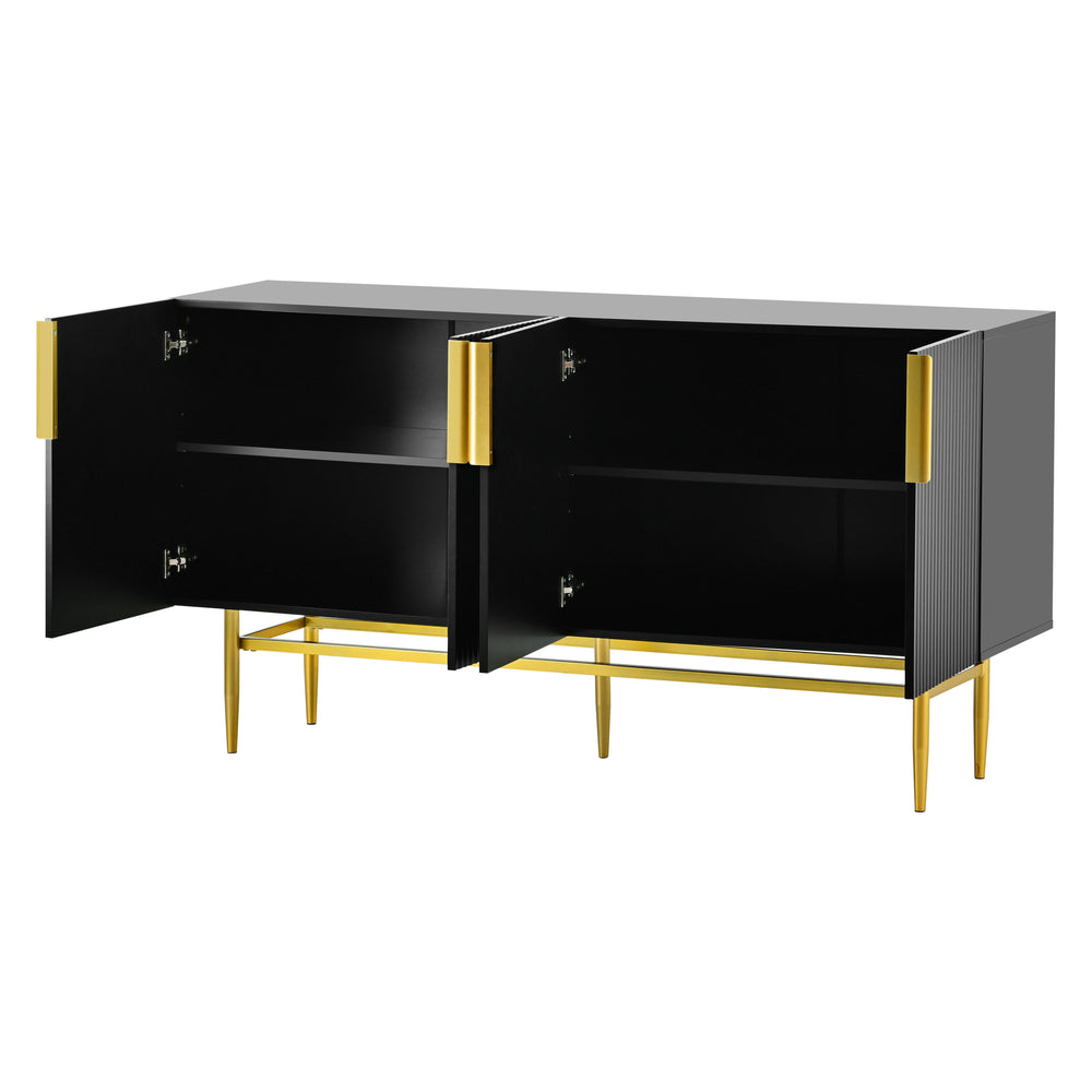 modern-elegant-4-door-sideboard-with-gold-metal-handle