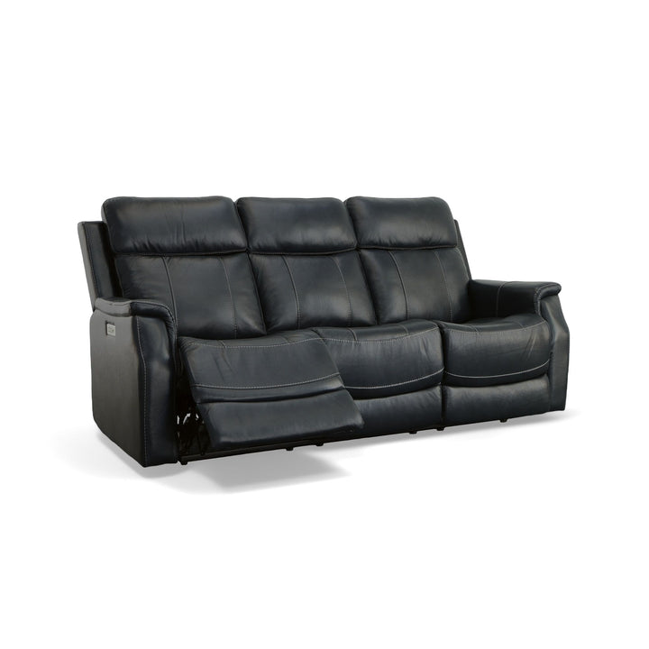 Flexsteel 1520-62PH-07240 Easton  Power Reclining Sofa With Power Headrests & Lumbar  Ocean