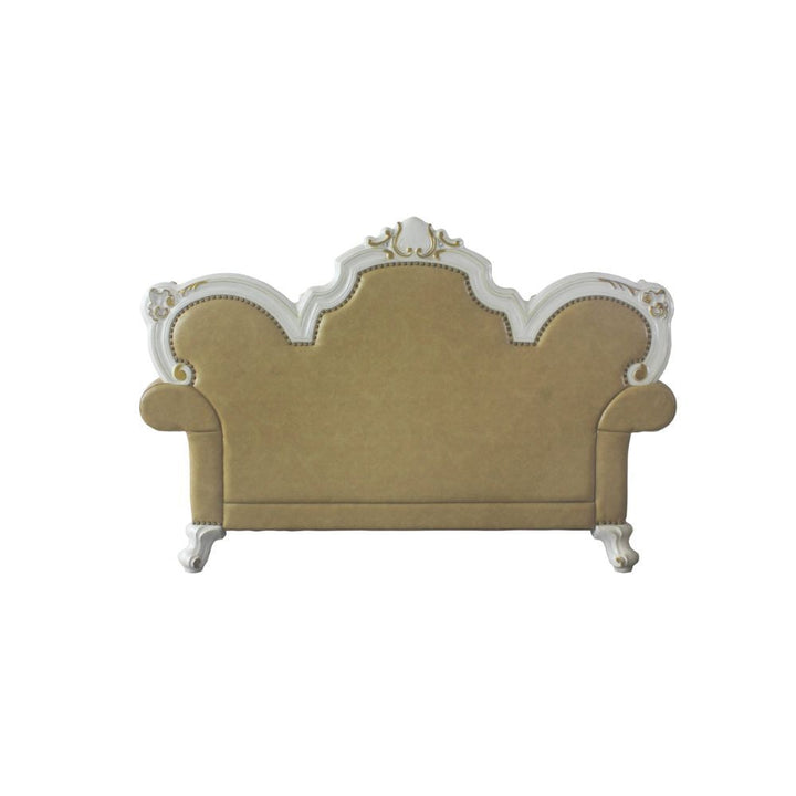 picardy-loveseat-with-3-pillows-butterscotch-synthetic-leather-antique-pearl