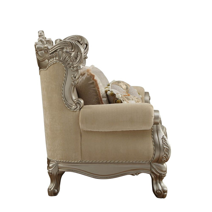 Ranita Loveseat with 6 Pillows