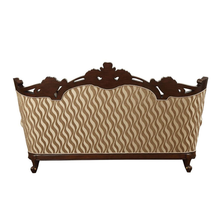 Shalisa Sofa with 7 Pillows(Same Lv01585) in Fabric &amp; Walnut