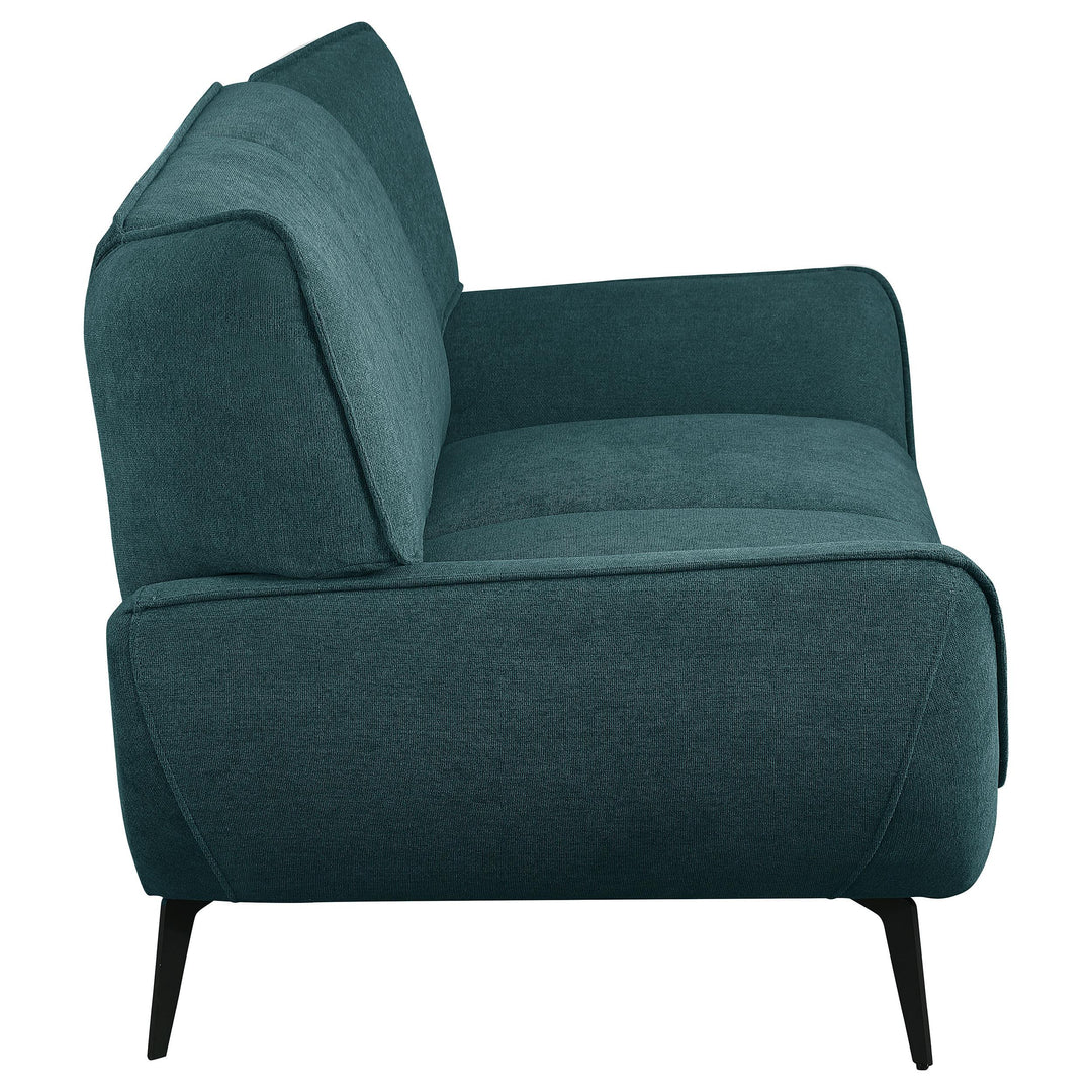 Coaster Furniture 511161-S3 Acton 3-piece Upholstered Flared Arm Sofa Set Teal Blue