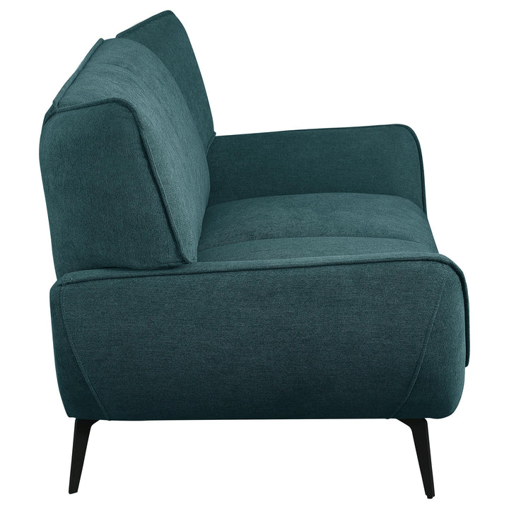 Coaster Furniture 511161-S3 Acton 3-piece Upholstered Flared Arm Sofa Set Teal Blue