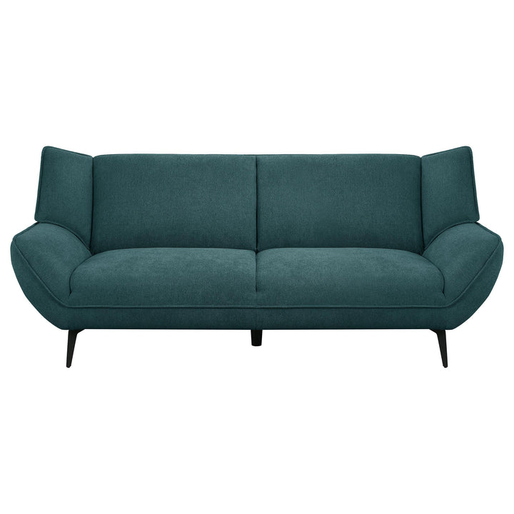 Coaster Furniture 511161 Acton Upholstered Flared Arm Sofa Teal Blue
