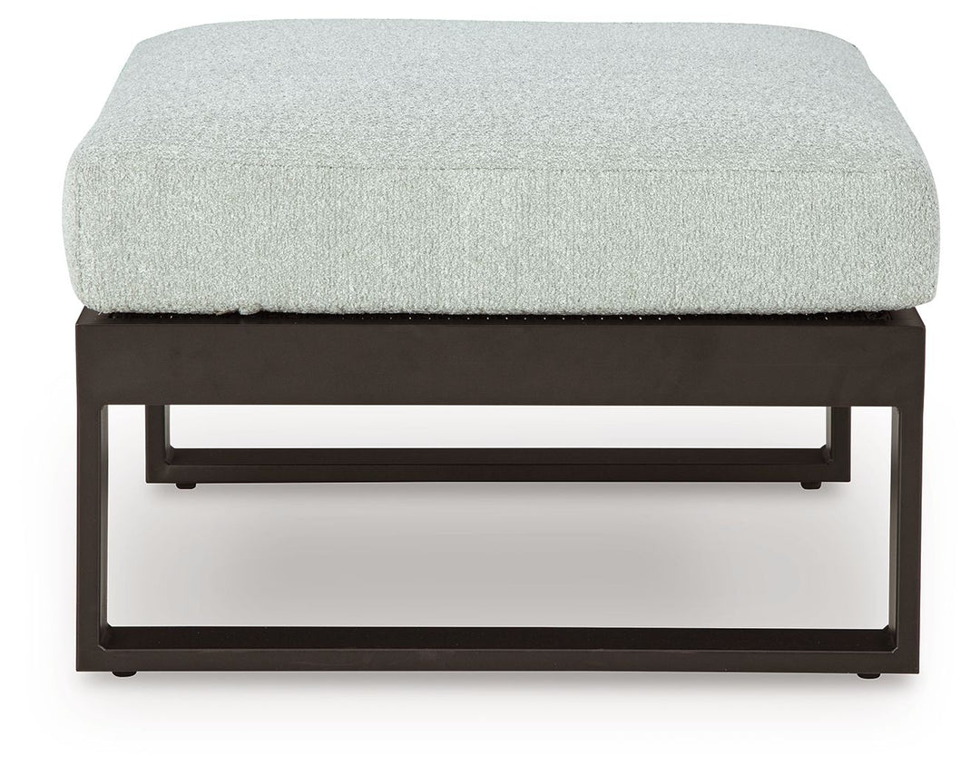 Beachloft - Ottoman With Cushion - Black / Gray