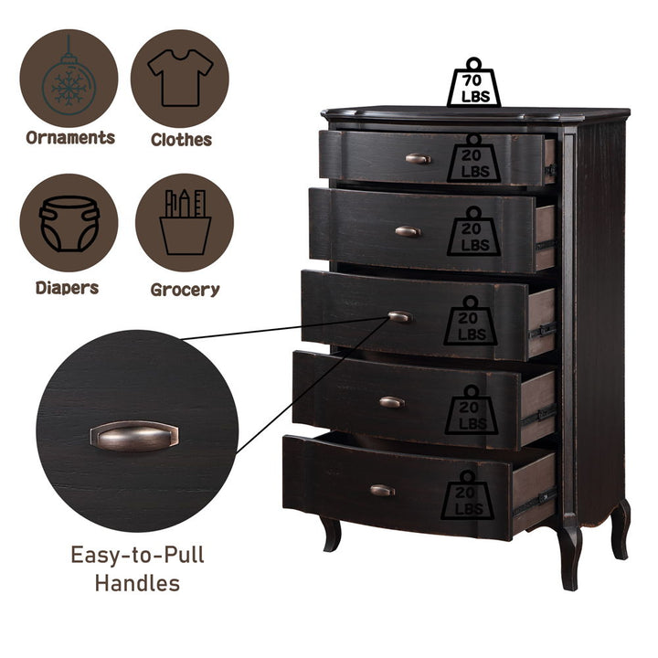 Chelmsford - Chest - Antique Black