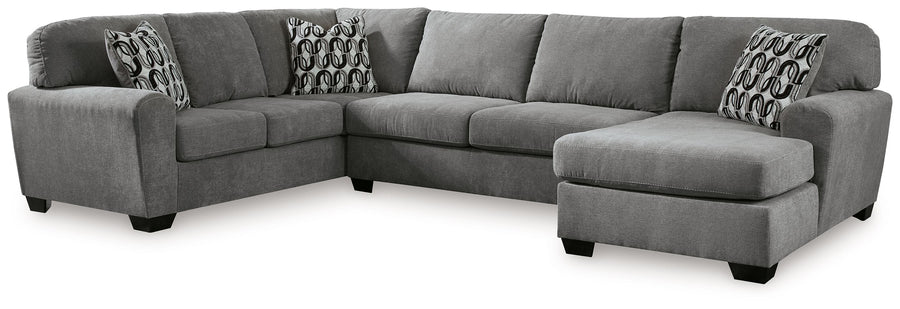 Birkdale Court - 3-Piece Sectional With Raf Corner Chaise - Gray by Ashley Furniture product image