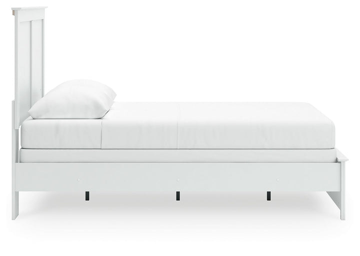 Bostwick Shoals - Queen Panel Bed With Framed Footboard - White by Ashley Furniture product image