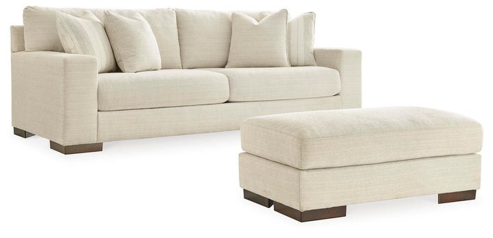 Maggie Sofa and Ottoman - Birch (1)