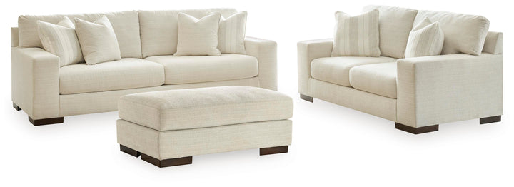 Maggie Sofa, Loveseat and Ottoman - Birch (1)