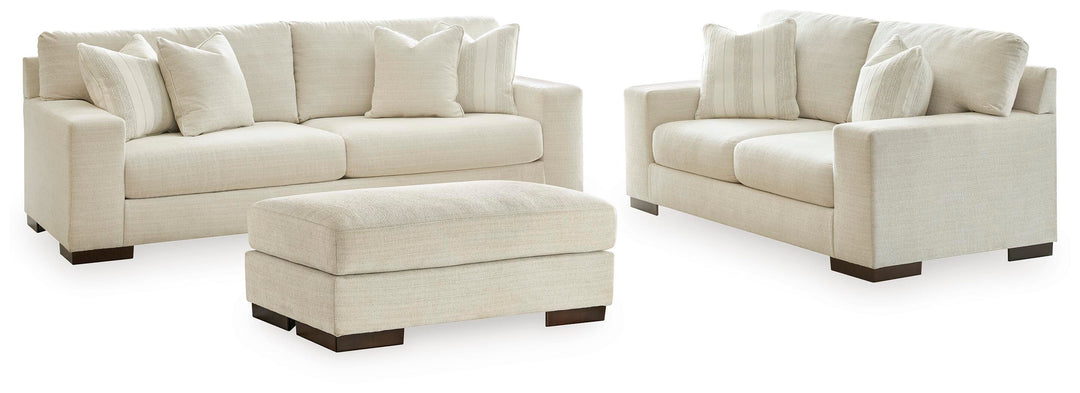 Maggie Sofa, Loveseat and Ottoman - Birch (1)
