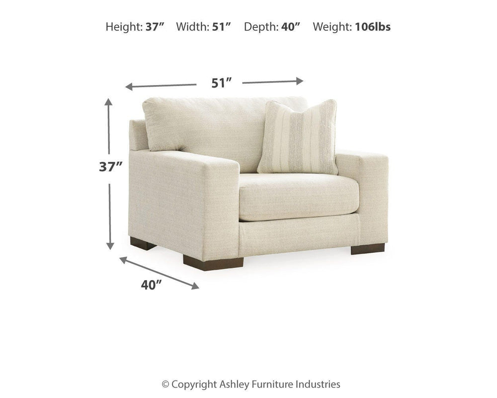 Maggie Oversized Chair - Beige (6)