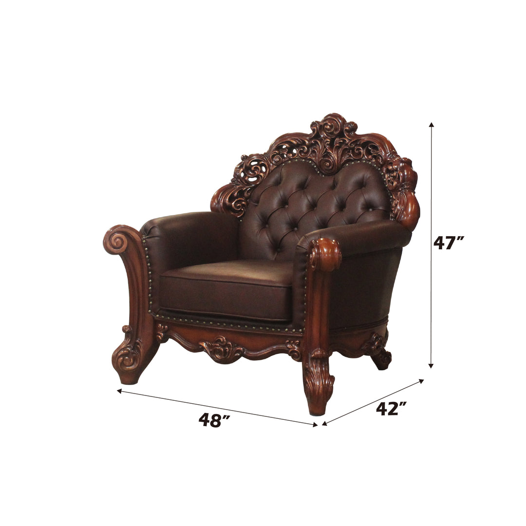 ACME Furniture Vendome Chair with Pillow 52003
