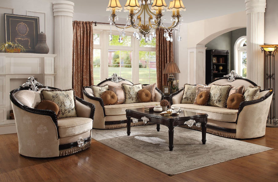 Ernestine Sofa with 7 Pillows