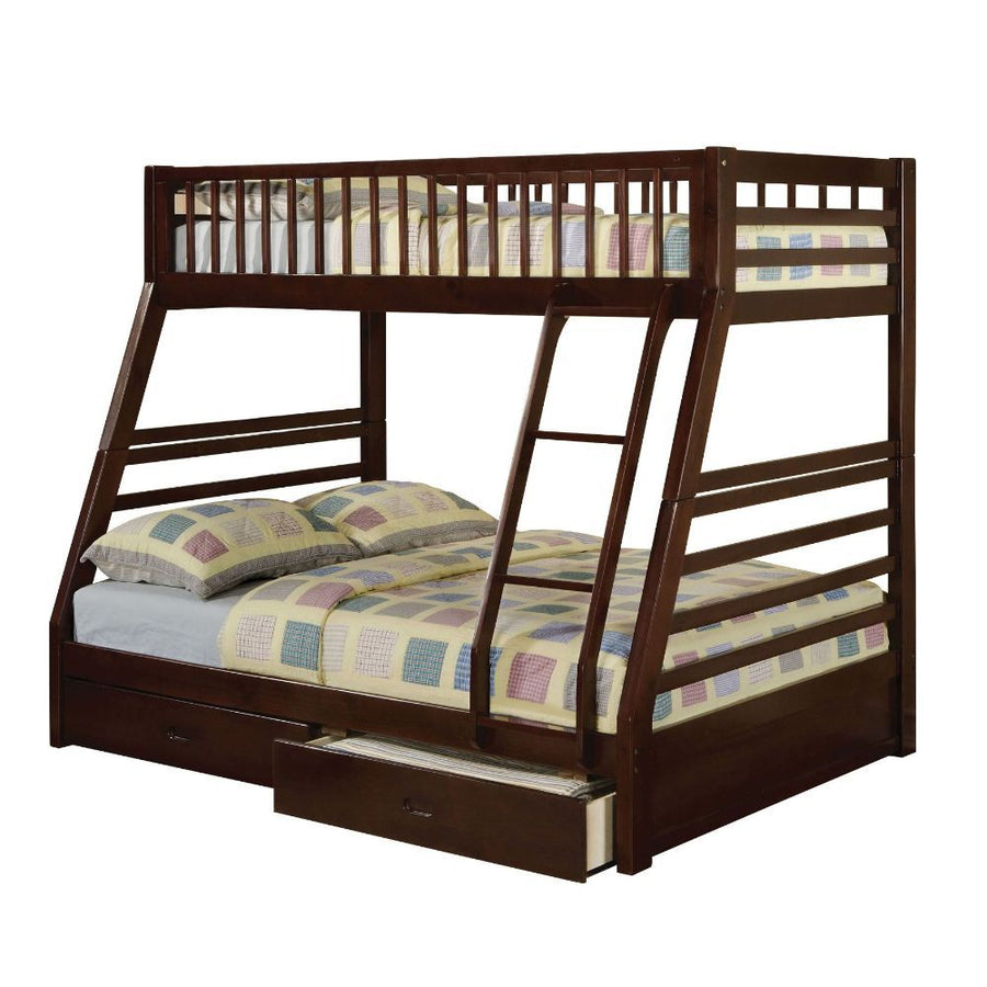 ACME Furniture Jason Twin Over Full Bunk Bed Espresso