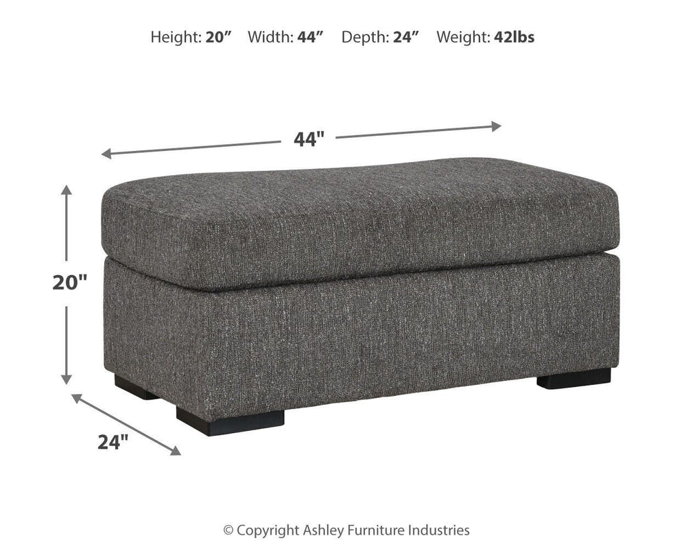 Gardiner Oversized Chair and Ottoman - Pewter (12)