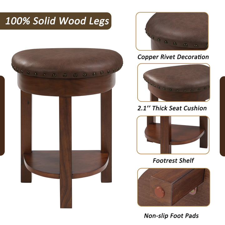 solid-wood-bar-table-set-3-stools-pine-in-cherry