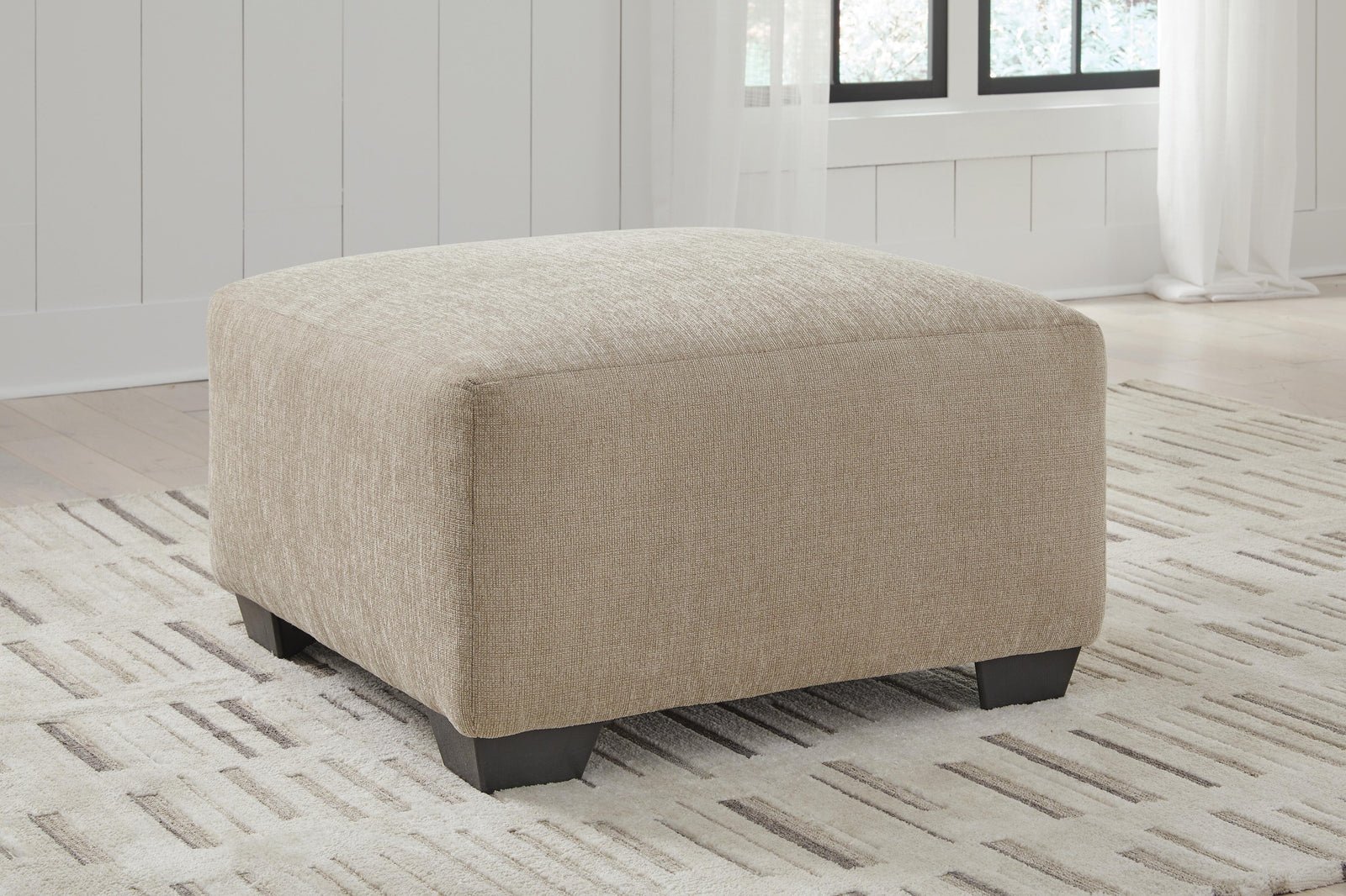 Brogan Bay Oversized Accent Ottoman - Light Brown (2)