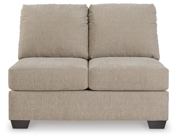 Brogan Bay Armless Loveseat - Light Brown (3)