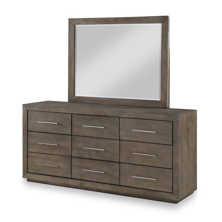 Modus Furniture 8D6482A Melbourne Nine Drawer Dresser In Dark Pine 2024