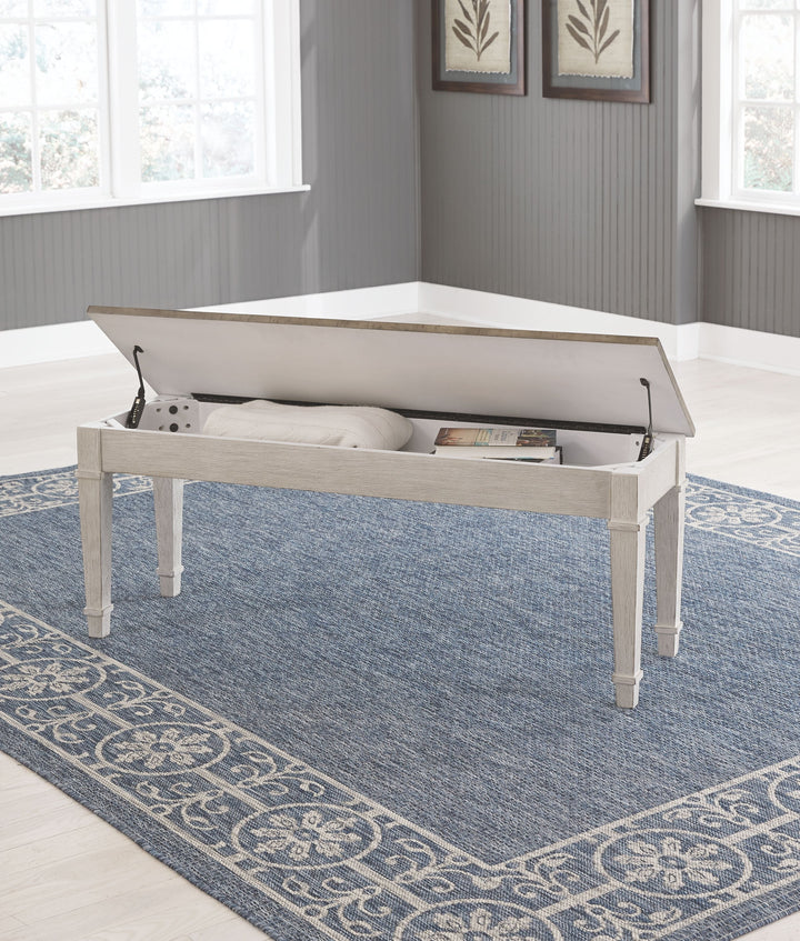 Skempton - Storage Bench - White