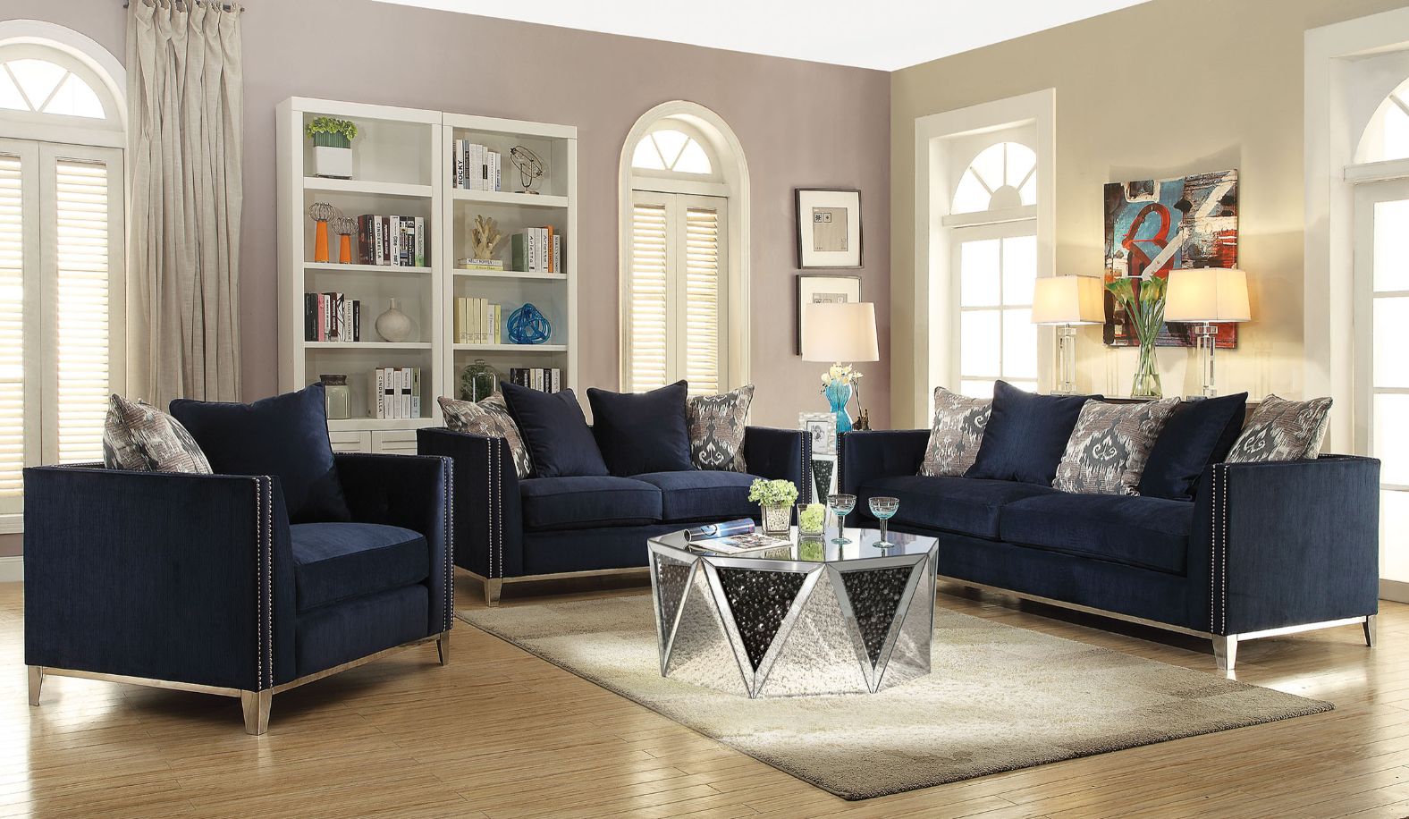 Phaedra Sofa with 5 Pillows