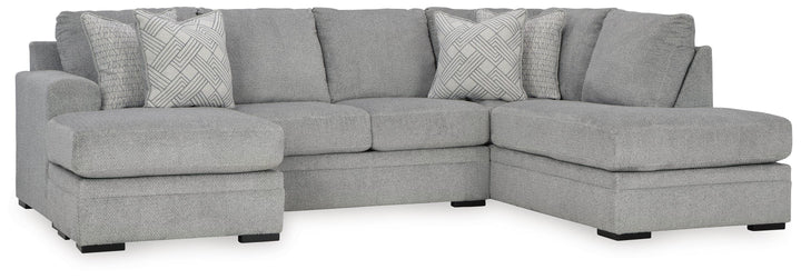 Casselbury 2-Piece Sectional with Chaise - Cement (1)