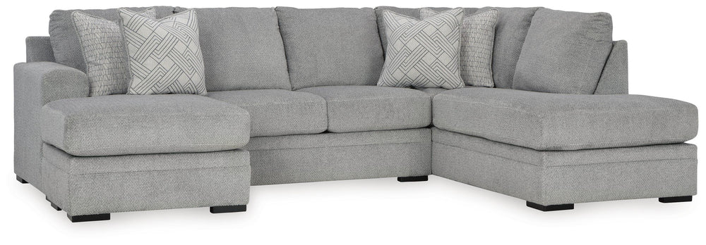 Casselbury 2-Piece Sectional with Chaise - Cement (1)
