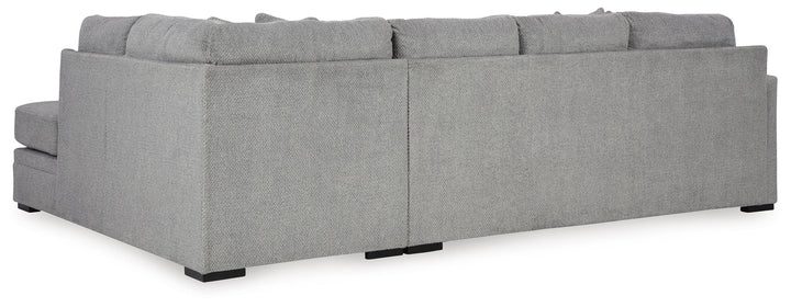 Casselbury 2-Piece Sectional with Chaise - Cement (4)