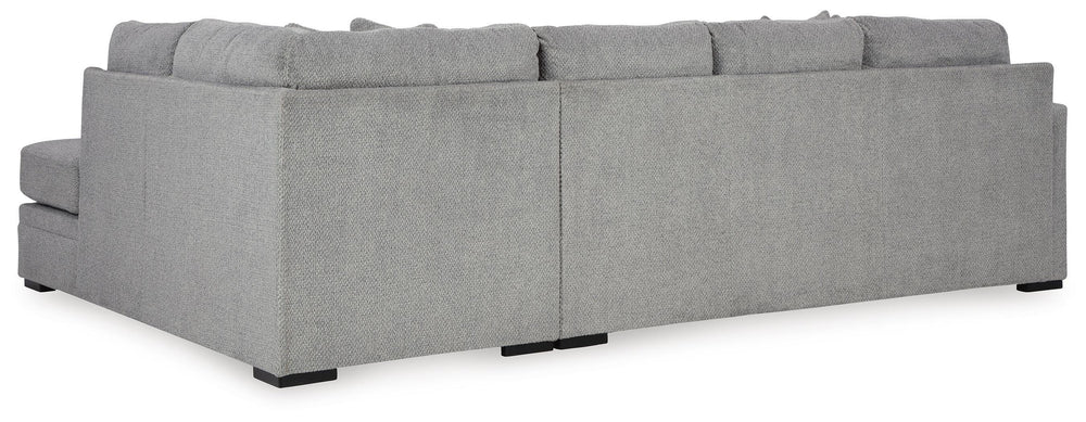 Casselbury 2-Piece Sectional with Chaise - Cement (4)