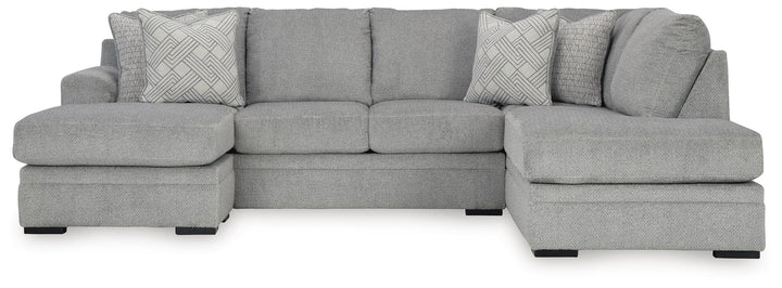 Casselbury 2-Piece Sectional with Chaise - Cement (3)