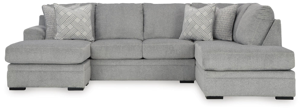 Casselbury 2-Piece Sectional with Chaise - Cement (3)