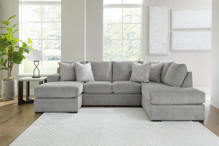 Casselbury 2-Piece Sectional with Chaise - Cement (5)