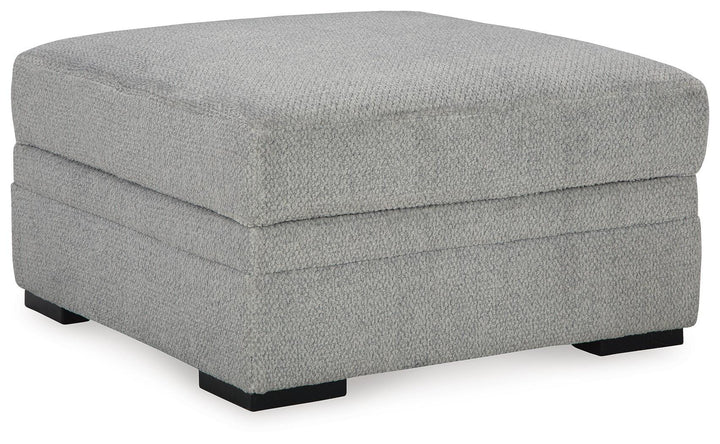 Casselbury Ottoman With Storage - Dark Gray (1)