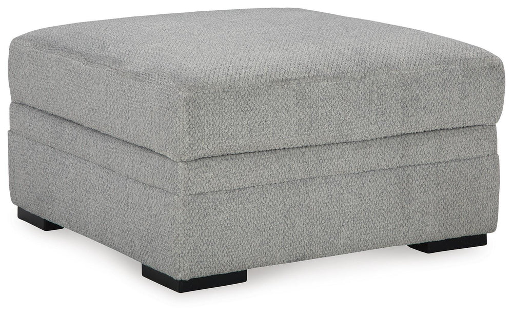 Casselbury Ottoman With Storage - Dark Gray (1)