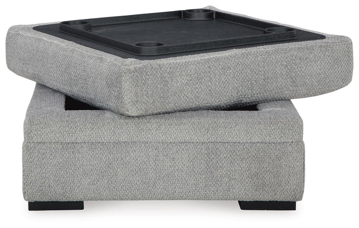 Casselbury Ottoman With Storage - Dark Gray (4)