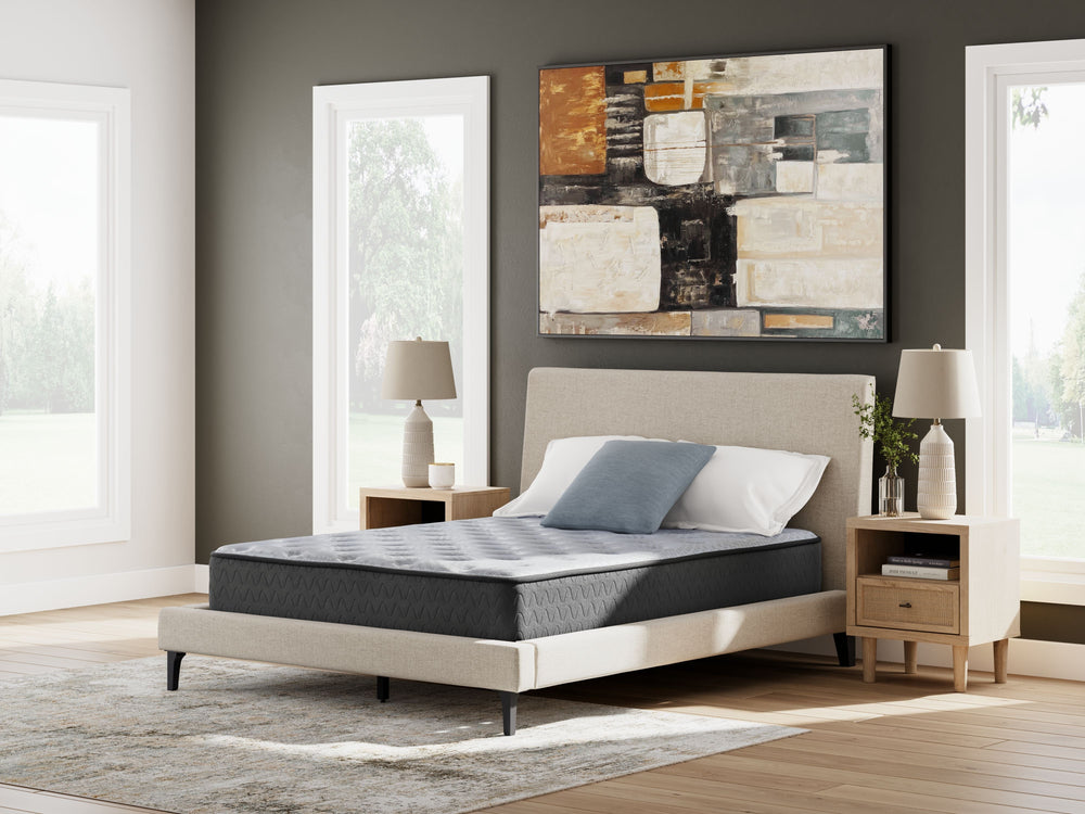 Comfort Plus - Queen Mattress - 60"W x 80"D x 10"H - Gray
