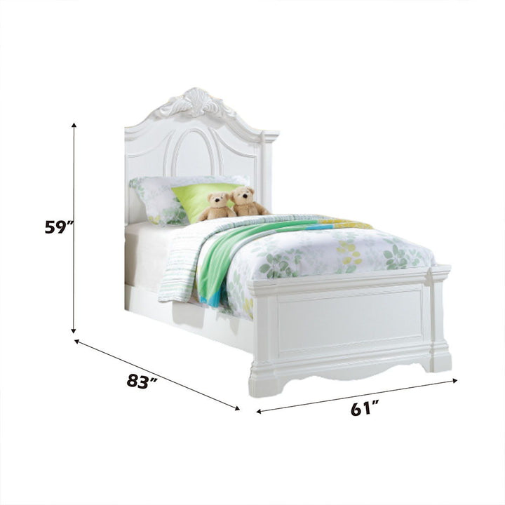 Estrella - Full Bed - White