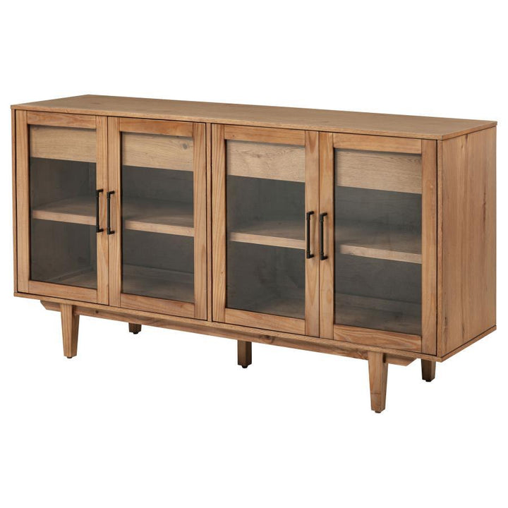 Middleton - 4-Door Sideboard Server With Dual Drawers - Natural